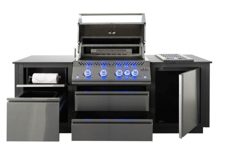 Kuchnia zewnętrzna OASIS 105, do zabudowy serii 700 o szerokości 32″ z palnikiem bocznym Sizzle Zone www.grille-bielsko.pl 3